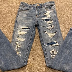 A&E ripped jeans
